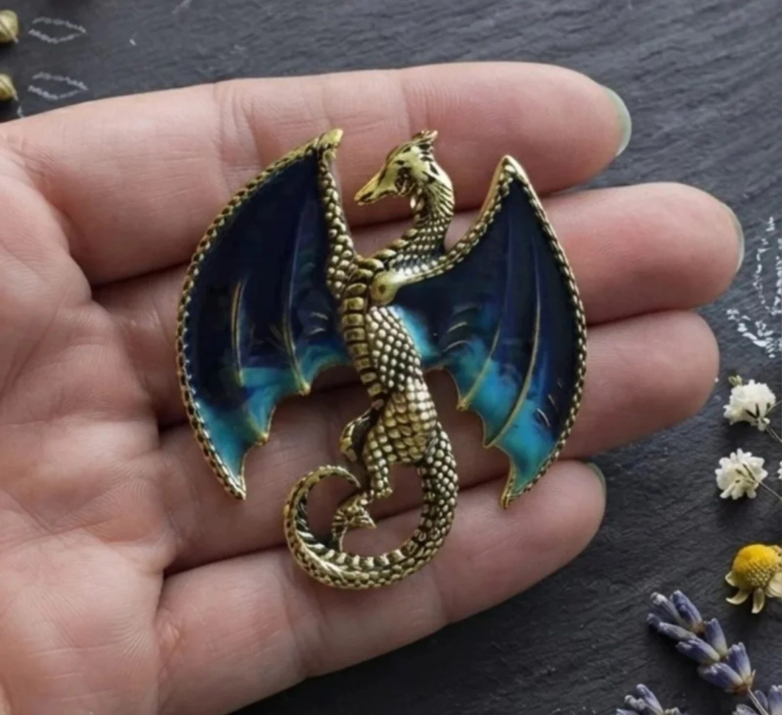 Dragon brooch – photo 2